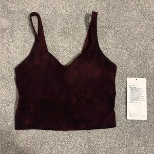 Lululemon Diamond dye casis align cropped tank top